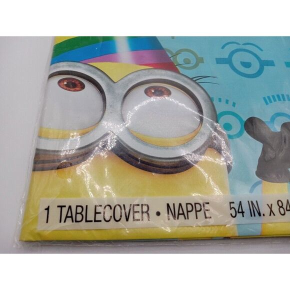 5/$25 Despicable Me Minion Made Table Cover 54”X84” Happy Birthday Party ME! - Picture 3 of 9